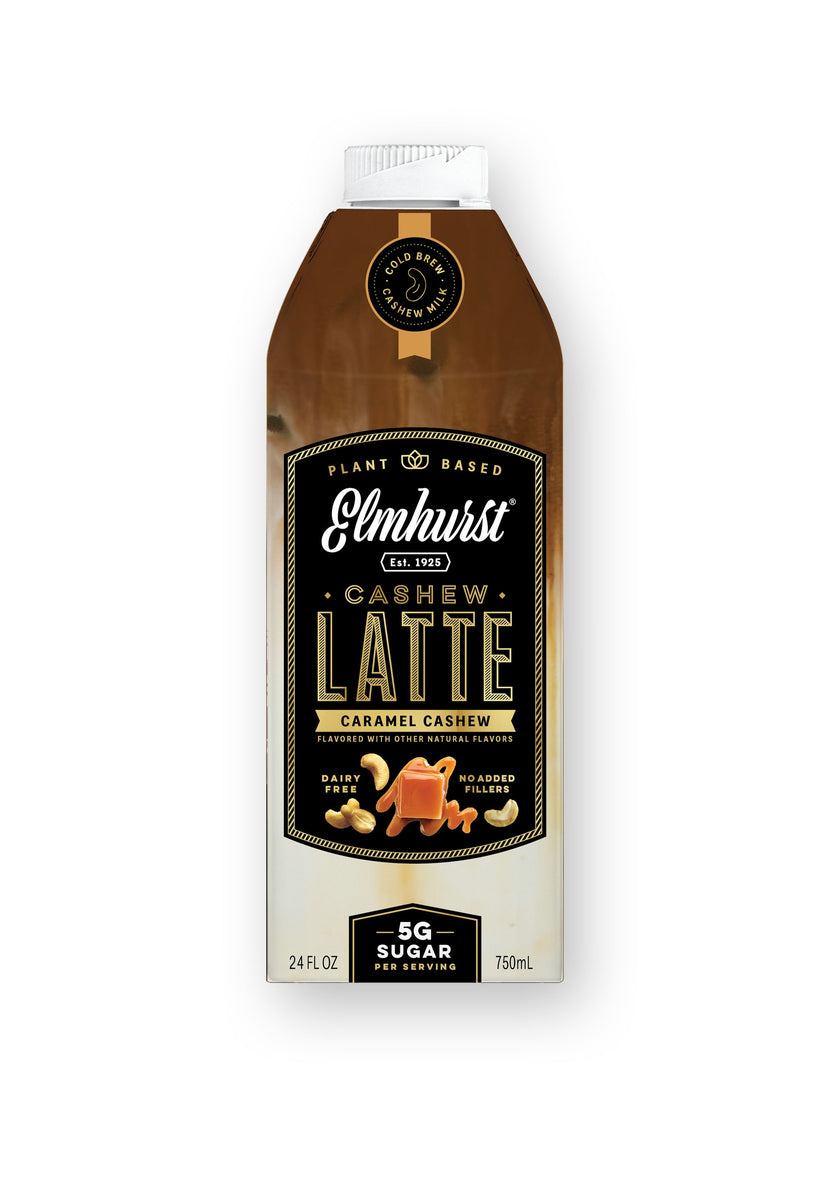 Caramel Cashew Milk Latte | Sweet, Buttery & Vegan - Elmhurst 1925
