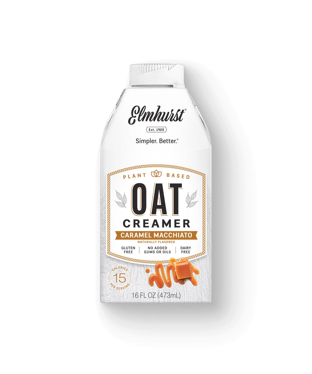 Non-Dairy Caramel Macchiato Oat Milk Creamer | Elmhurst 1925
