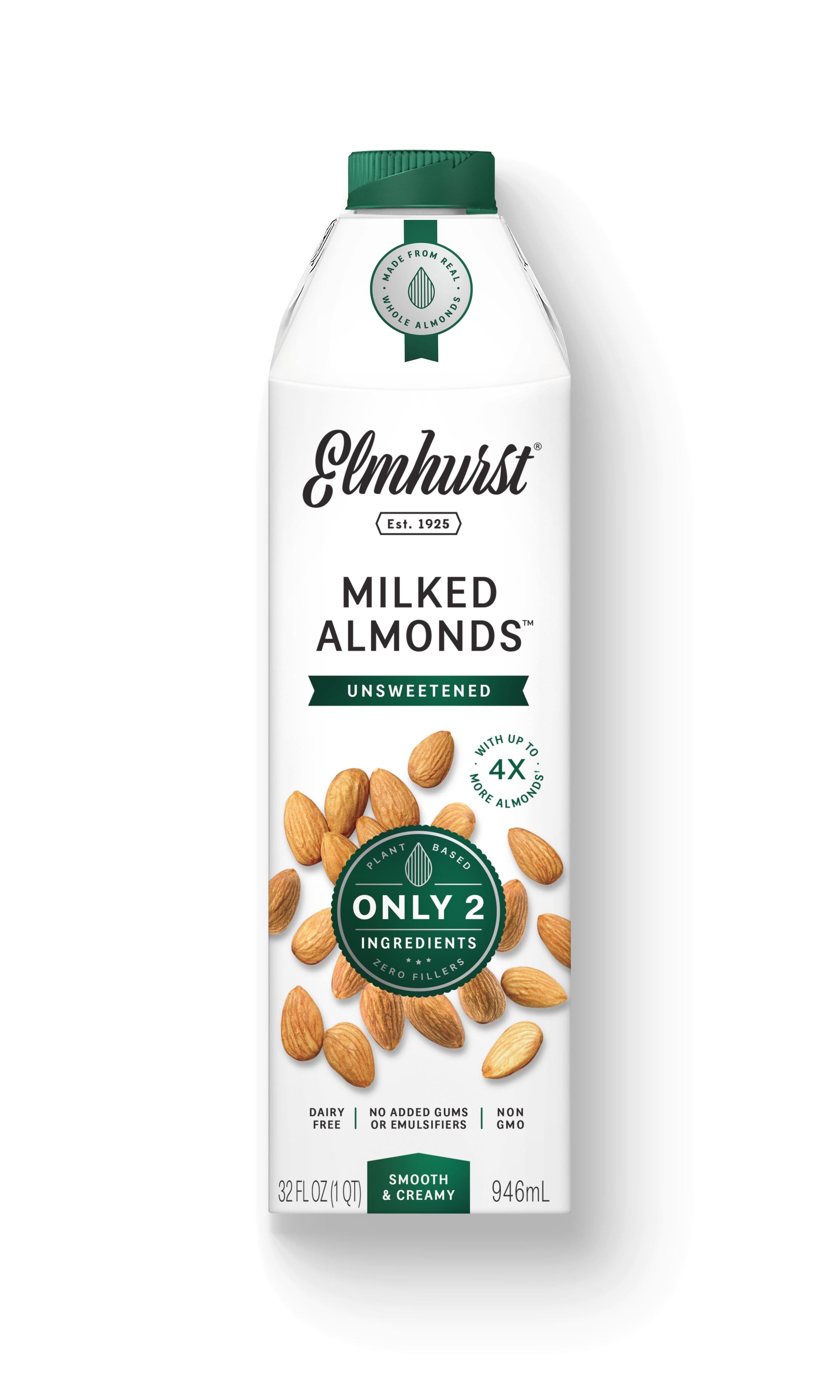 Almond’s Shop Unsweetened Milked Almonds™ – Almond Milk, 32oz | Elmhurst